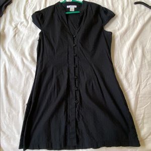 Black Button Down Dress